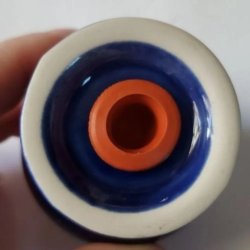 Fiestaware Fiesta Small Shaker Salt Pepper CERAMIC Twilight Blue 2